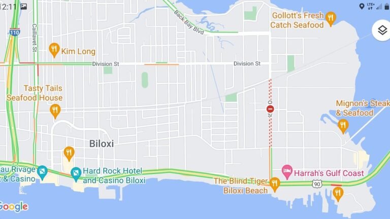 map of biloxi casinos