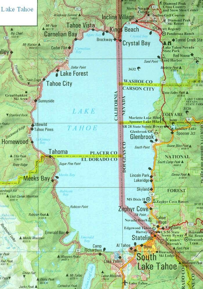 lake tahoe casino map